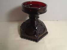 Vintage Limited Edition Avon Cape Cod Ruby Red Hurricane Base picture