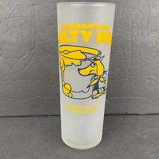 Vintage Seagram's Gin Salty Dog Gin Glass Barware Collectible Ad Gin & Juice picture