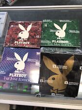 SportsTime Playboy Centerfold Collector Cards April May June Chromium X4 BOX LOT picture