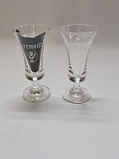 2 Jagermeister Stemmed Shot Cordial Glasses 2cl Deer Stag Fast Same Day Shipping picture