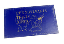 CCS 1988 Vintage Pennsylvania PA State Trivia Bingo Sealed Game NEW Teacher Gift picture