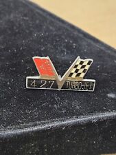 Vintage Collectible Chevrolet Corvette Racing Hat Pin Tie Pin Lapel Pin. 1 inch  picture
