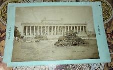 RARE CABINET CARD ALTES MUSEUM BERLIN GERMANY CIRCA 1870. picture