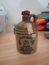 Vintage McCormick Platte Valley Straight Corn Whiskey 1/2 Pint Stoneware Jug picture