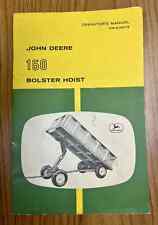 Vintage John Deere 150 Bolster Hoist Operators Manual picture