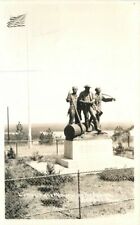 Oscoda Michigan Lumberman's Memorial 1940s RPPC Photo Postcard 21-12632 picture