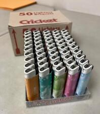 NEW 50ct DISPLAY CRICKET LIGHTERS WATER STATE STYLE FULL SIZE FLAME DISPOSABLE 2 picture