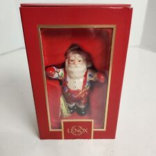 Lenox 2021 Christmas Annual Santa Stringing the Lights Ornament picture
