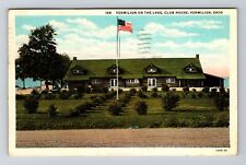 Vermilion OH-Ohio, Vermilion-on-the-lake Club House, Vintage c1938 Postcard picture
