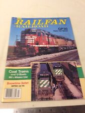 Vintage Railfan Railroad Magazine March 1987 picture