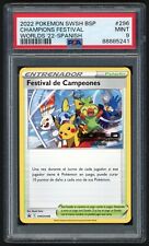 Pokemon Champions Festival SWSH296 World Championship London 2022 Spanish PSA 9 picture