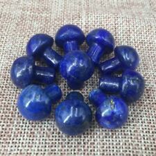50pcs Mini Natural Lapis Lazuli Stone Mushroom Hand Carved Crystal Healing picture