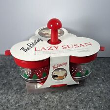 Vintage GEMCO Holidays/Winter Lazy Susan Condiment Server Rotating Base NEW picture