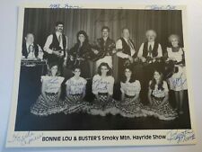 Rare Vintage BONNIE LOU BUSTER'S SMOKY MTN HAYRIDE SHOW AUTOGRAPH Country PHOTO picture