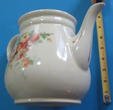 Vintage Antique Hall's superior Kitchenware flower teapot/pitcher no lid picture