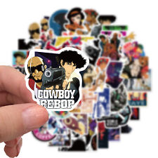 Mix 10 PCs Cowboy Bebop Anime Luggage Laptop Notebook Sticker-No Duplicate picture