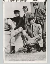 Four Baltimore Boys Want To Be Stand-Ins For THE BEATLES. 1965 Press Photo Music picture