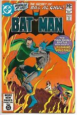 Batman #335 Ra's Al Ghul battle cover DC 1981 VF+ picture