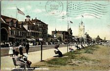 1908. BOULEVARD, REVERE BEACH, MASS. POSTCARD. RR6 picture