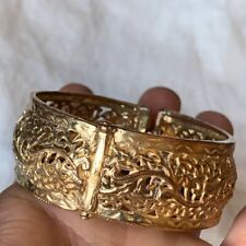 EXTREMELY RARE ANCIENT VIKING GOLD COLOR BRACELET ARTIFACT QUALITY AUTHENTIC picture