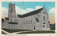 Postcard Second Presbyterian Church Washington PA  picture