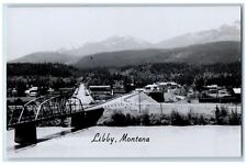 Libby Montana MT Postcard RPPC Photo Bridge View c1930's Unposted Vintage picture