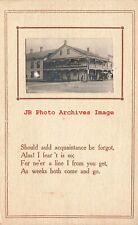MI, Maple Rapids, Michigan, RPPC, Hotel, Exterior View, 1912 PM, Du Saar Photo picture