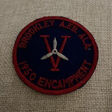VERY RARE 1950 Explorer Air Encampment Patch Brookley AFB AL Senior Scout picture