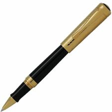 5280 Aspen Yellow Gold and Black Roller Ball Pen picture
