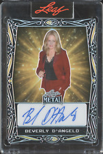 2023 Leaf Metal Whatnot Celebrity Prismatic Black Beverly D'Angelo 1/2 Auto picture