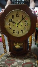 Vintage Howard Miller Regulator Wall Clock  Westminster Chime Working  612-533 picture