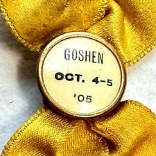 1905 Firefighters Assn Convention Ribbon CATARACT Goshen NY RINGGOLD Newburgh NY picture