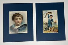 Victorian Patent Medicine Trade Card Scott's Emulsion Set Of 2 picture
