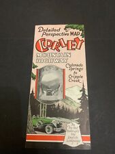 c.1930's Corley Mountain Highway Colorado Springs Colorado Travel Map Brochure picture