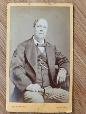 HERBERT Beauvais 1860 CH CDV Portrait Man Business Card Photo picture