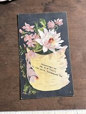 Antique Victorian Trade Card Boshee's German syrup Williamsport Pa  T1 picture