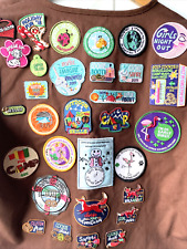 Girl Scout Vest With 40+ Patches Citrus Counsel picture