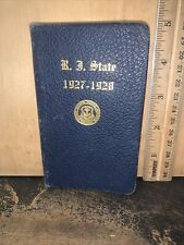 VINTAGE RHODE ISLAND STATE COLLEGE FRESHMAN BIBLE 1927-1928 picture