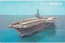 US Navy U.S.S. America Aircraft Carrier Military 1970  picture