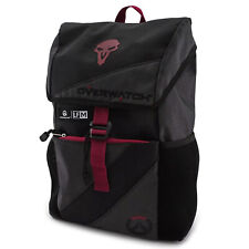 Loungefly Overwatch - Reaper Backpack / Bag Nylon Black Patch  picture