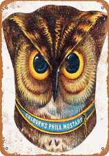 Metal Sign - 1885 Colburn's Philadelphia Mustard Owl Face -- Vintage Look picture