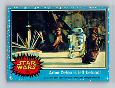 1977 Topps STAR WARS Blue Series 1 Artoo-Detoo Is Left Behind #15 picture