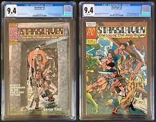 Starslayer #1 & 2 CGC 9.4 1st commercial & full app of The Rocketeer picture