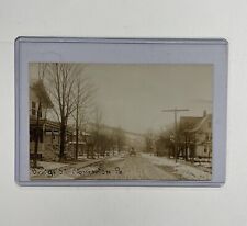 Monroeton PA Bridge Street Real Photo 1907 Antique Pennsylvania Postcard picture