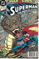 SUPERMAN THE MAN OF STEEL #3 DC COMICS 1991 BAGGED AND BOARDED  picture