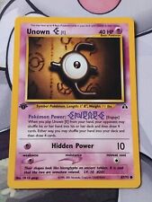 Unown E 67/75 1st Edition Pokémon Card Neo Discovery Common WOTC NM picture