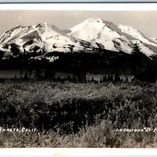 c1940s Siskiyou Co, CA RPPC Mt Shasta Scenic Real Photo PC Eastman A165 picture