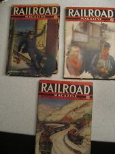 Vintage Lot of 2 Railroad Magazine - 1939 - April, May & June picture