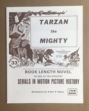 Burroughs Bulletin #33 ~ 1974~ Tarzan the Mighty Movie Novelization ~ Edgar Rice picture