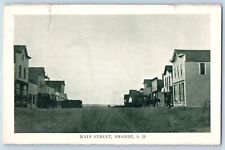 Brandt South Dakota SD Postcard Main Street Exterior Building c1910's Vintage picture